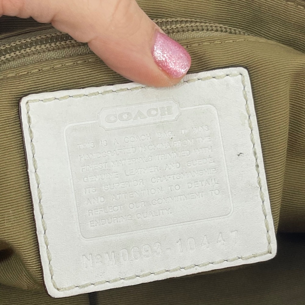 Coach Hampton LARGE Patchwork Crossbody Bag 10"x1… - image 14